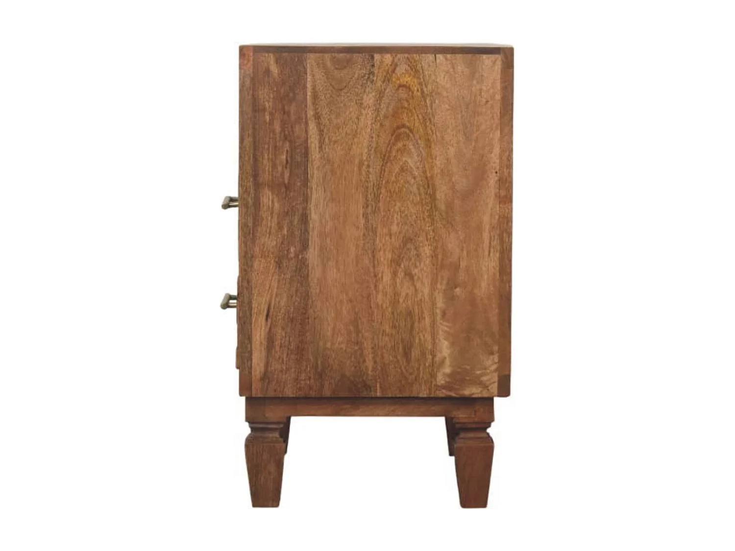 Artisan Furniture Lite drewno Szafka Nocna Arno w Odcieniu Złotego Tiku