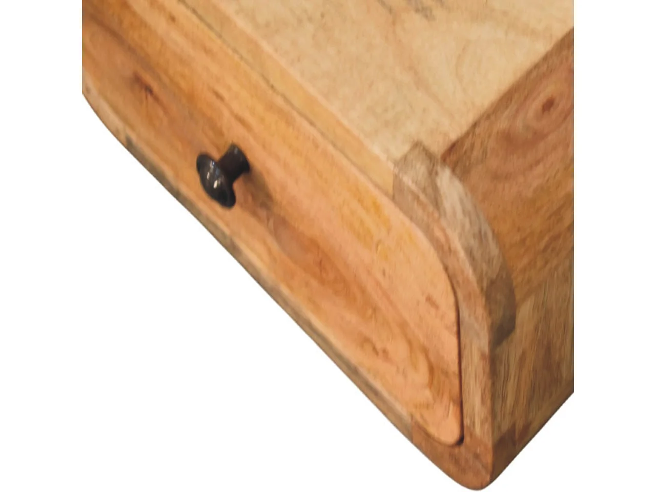 Artisan Furniture Bois massif Table de Nuit Murale Avora, 1 Tiroir, Finition Chêne Clair