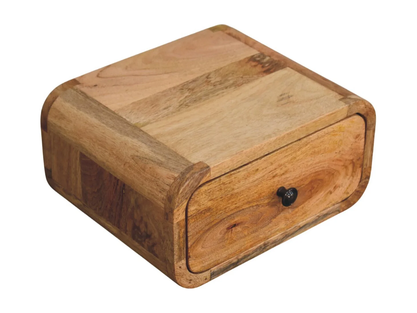 Table de chevet murale Avora Mini Artisan Furniture finition chêne, 1 tiroir