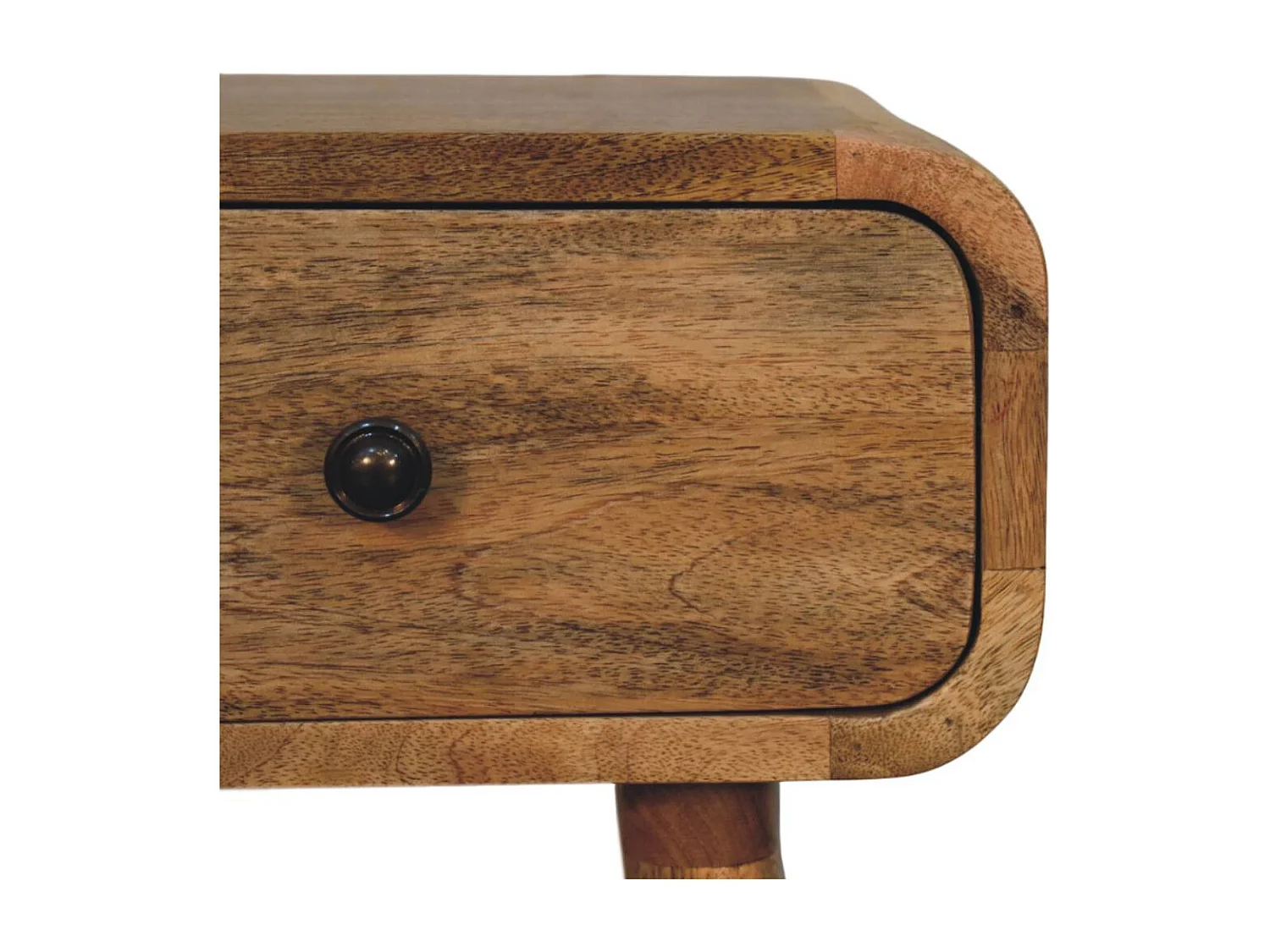 Artisan Furniture Massivholz Avora Mini-Nachttisch in Eiche-Optik mit 1 Schublade