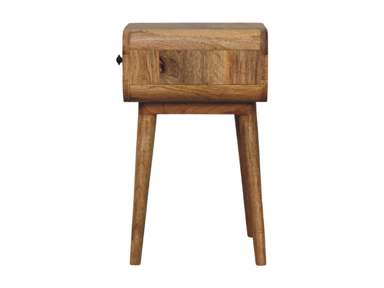 Artisan Furniture Massivholz Avora Mini-Nachttisch in Eiche-Optik mit 1 Schublade