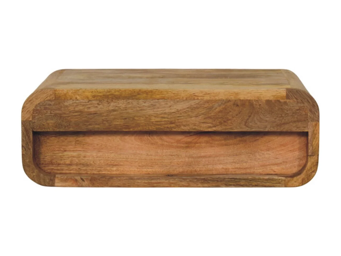 Artisan Furniture Massivholz Avora Wandmontierter Nachttisch aus Eiche mit 1 Schublade