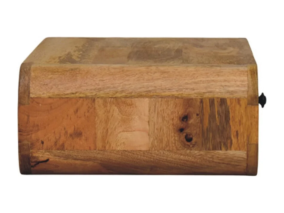 Artisan Furniture Bois massif Table de Nuit Murale Avora Finition Chêne Clair avec 1 Tiroir