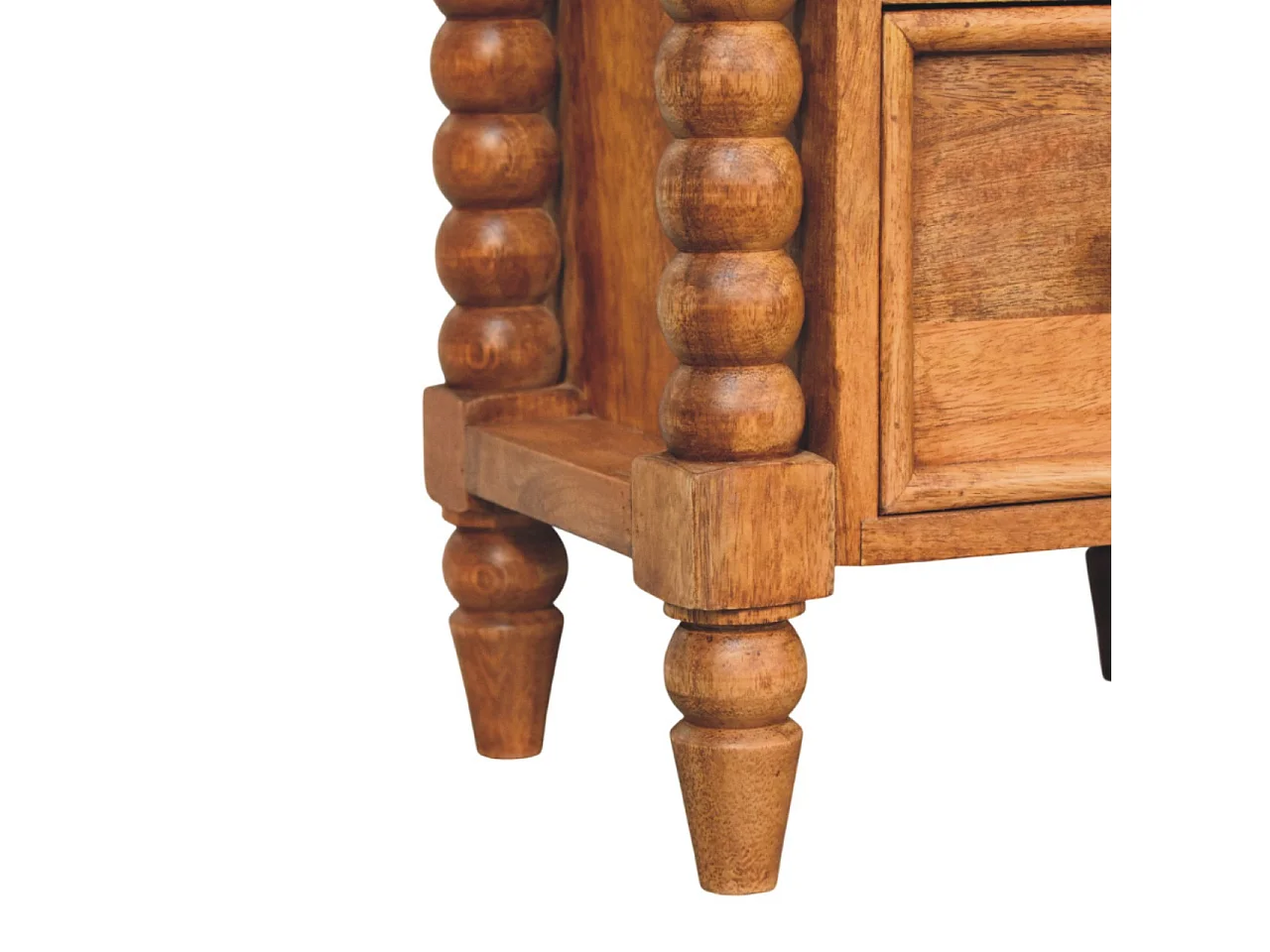 Artisan Furniture Lite drewno Szafka Nocna Barley Twist z 2 Szufladami