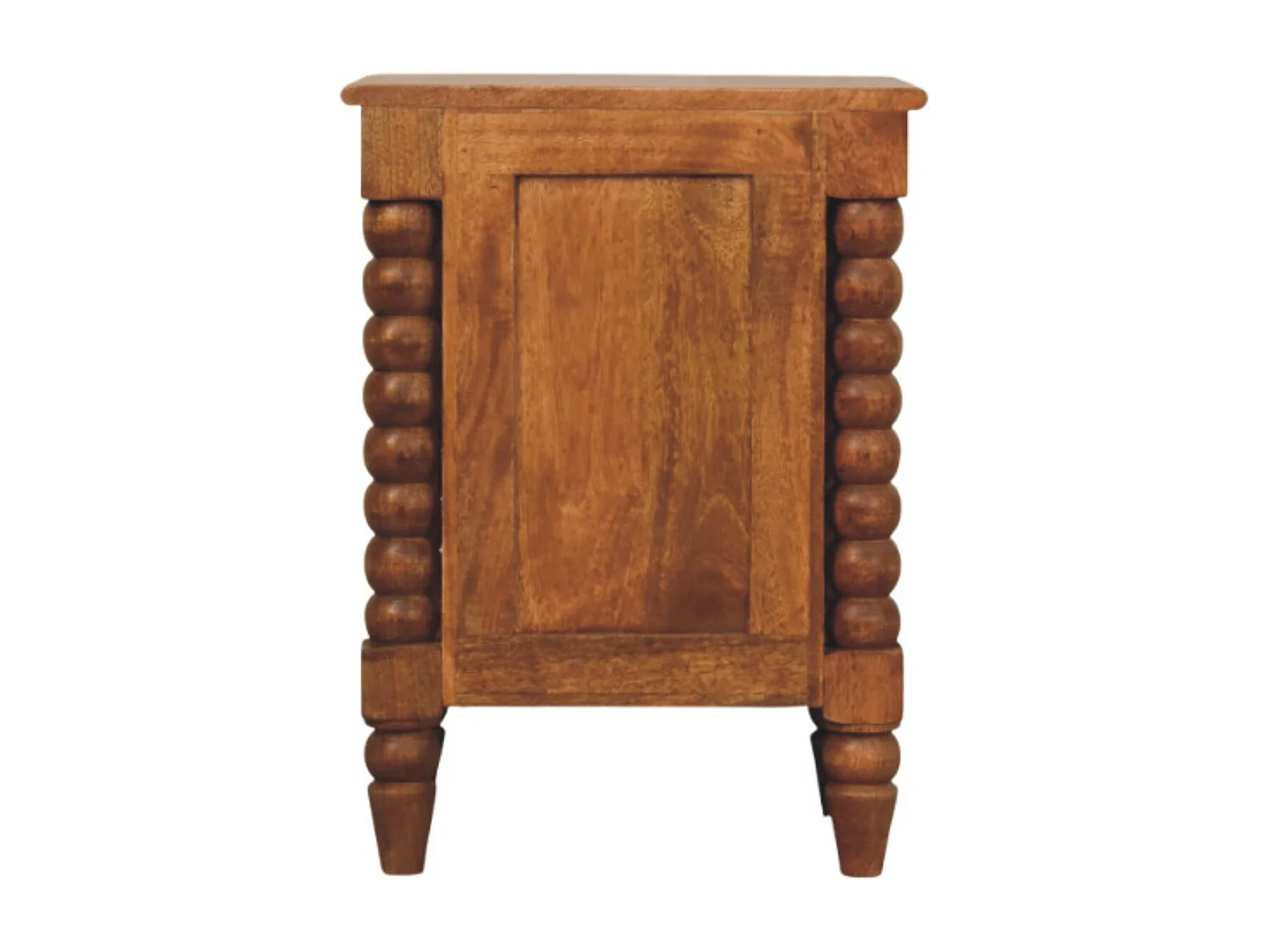 Artisan Furniture Bois massif Table de Chevet Barley Twist à 2 Tiroirs