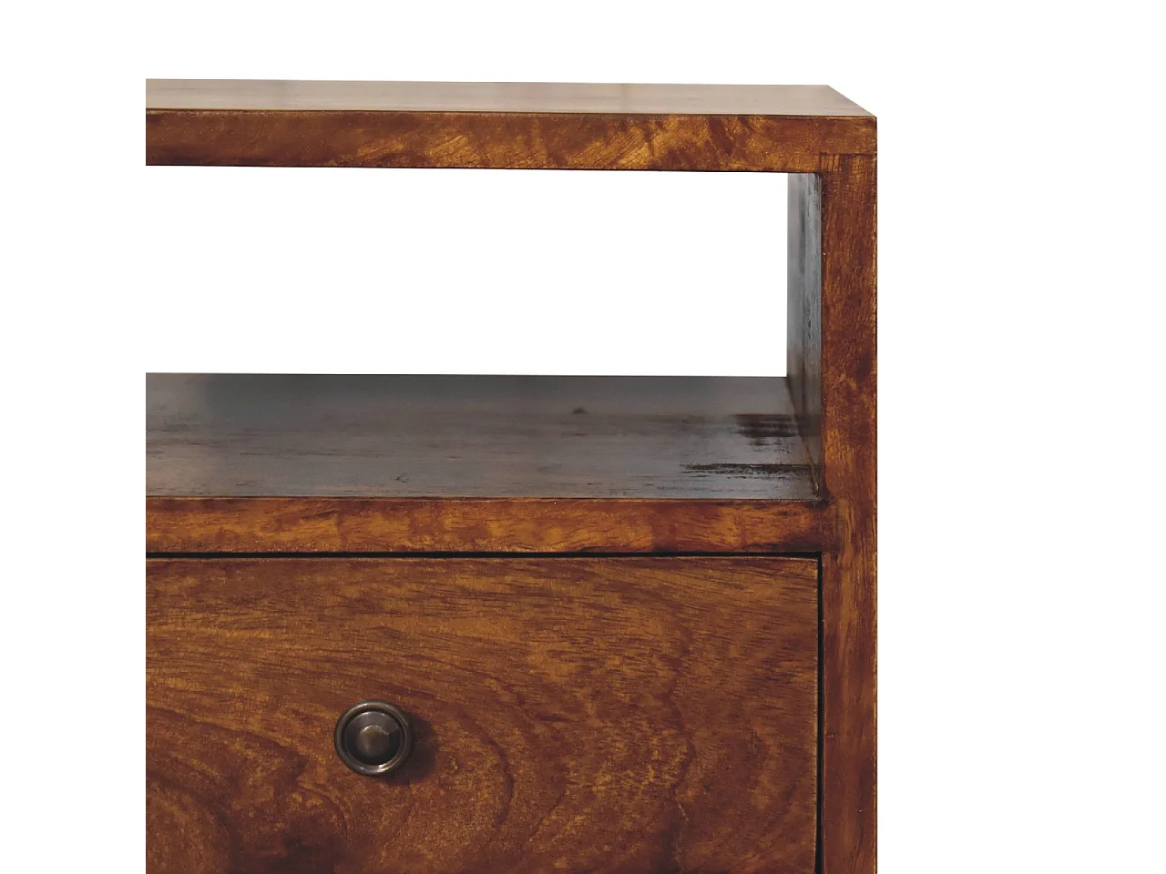 Artisan Furniture Massivholz Mini Classic Kastanienholz-Nachttisch