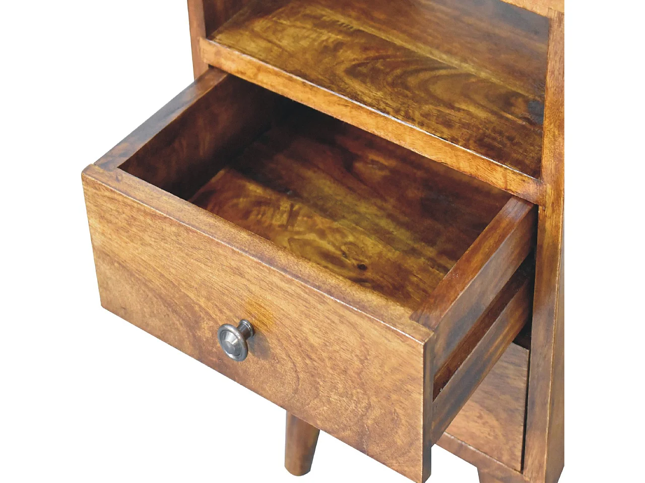 Artisan Furniture Massivholz Mini Classic Kastanienholz-Nachttisch