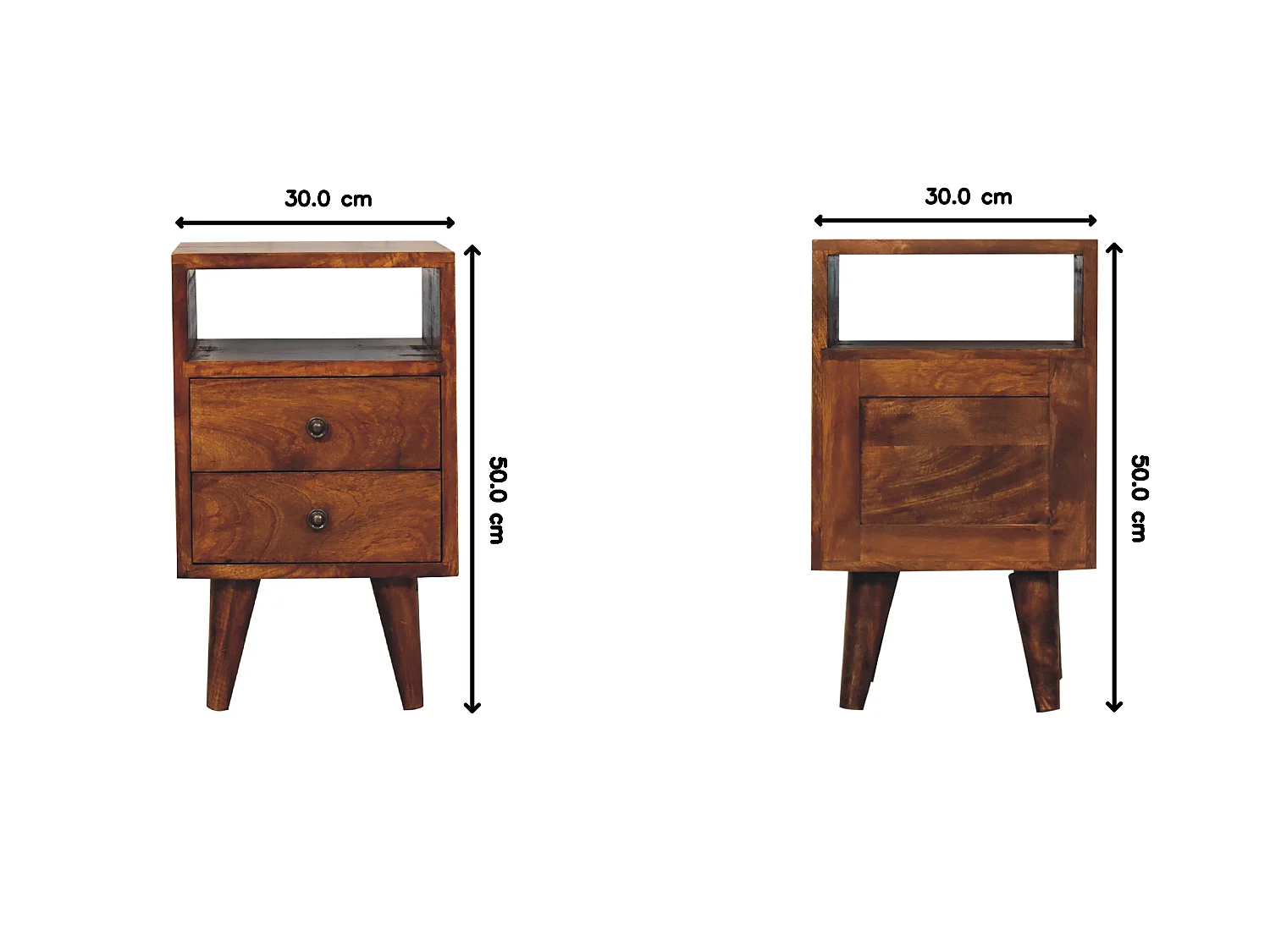 Artisan Furniture Legno massello Mini Classic Comò Castagna