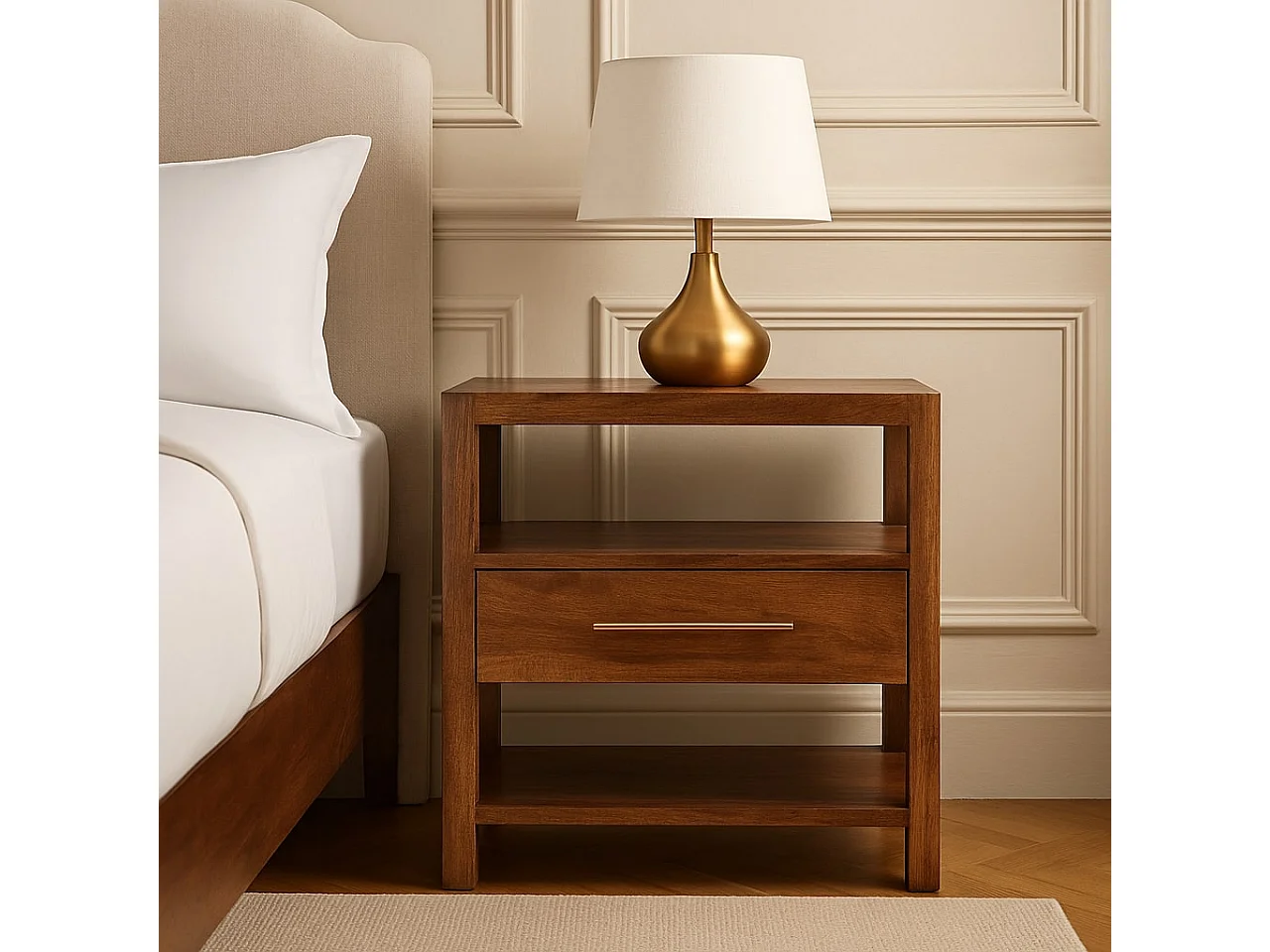 Artisan Furniture Massivholz Der Caldera-Nachttisch