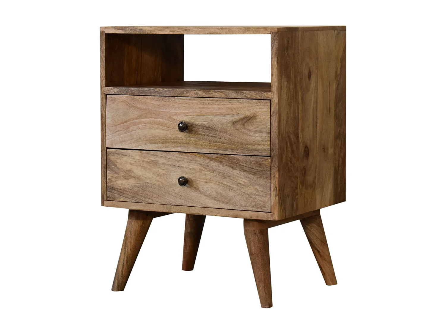 Artisan Furniture Massivholz Klassisches Bett aus Eichenholz
