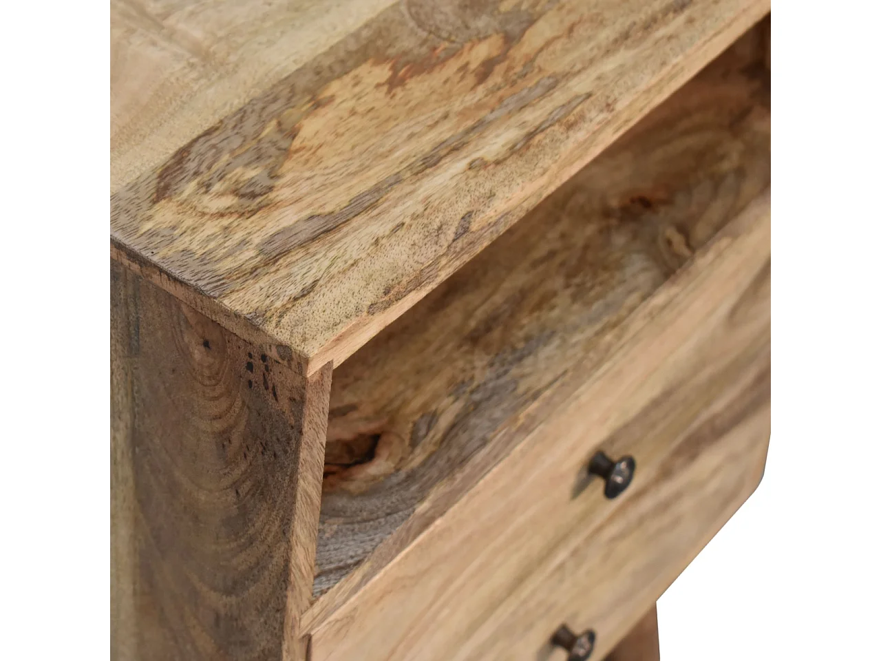 Artisan Furniture Lite drewno Klasyczna Szafka Nocna w Odcieniu Dębowym