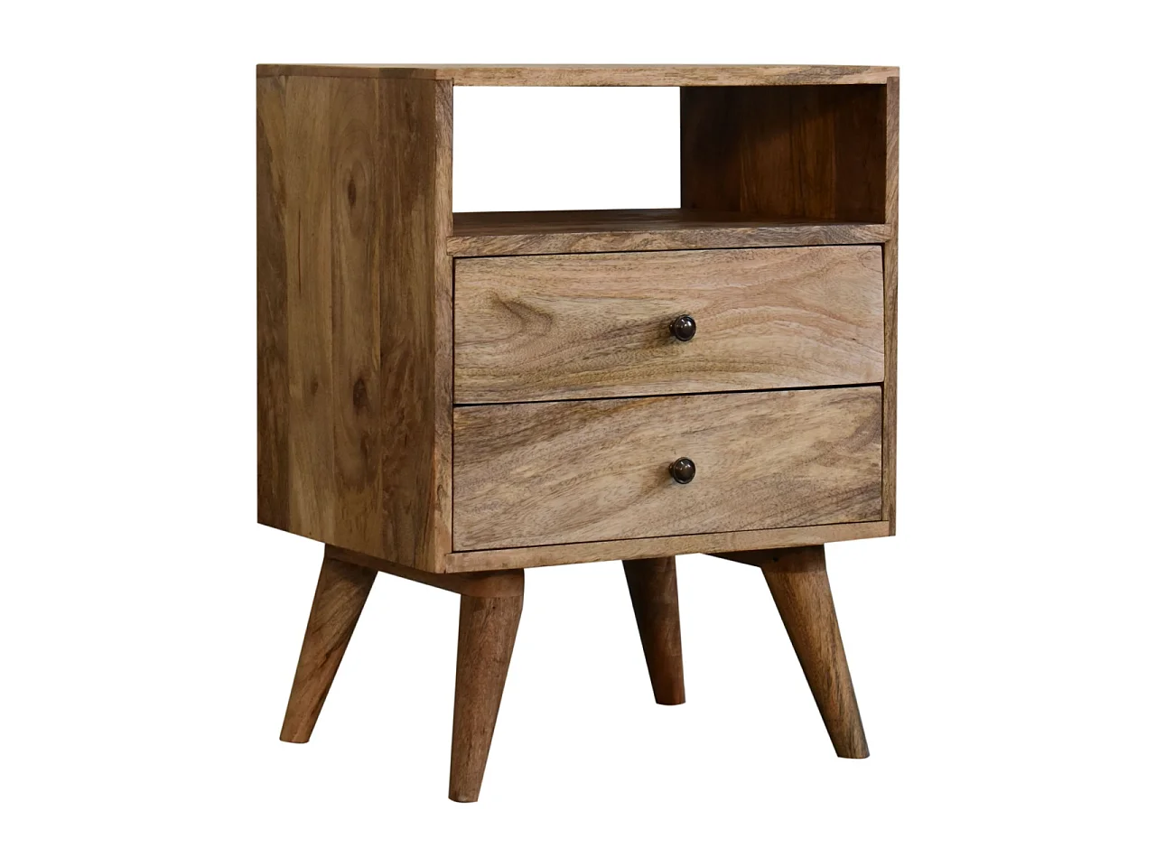 Artisan Furniture Lite drewno Klasyczna Szafka Nocna w Odcieniu Dębowym