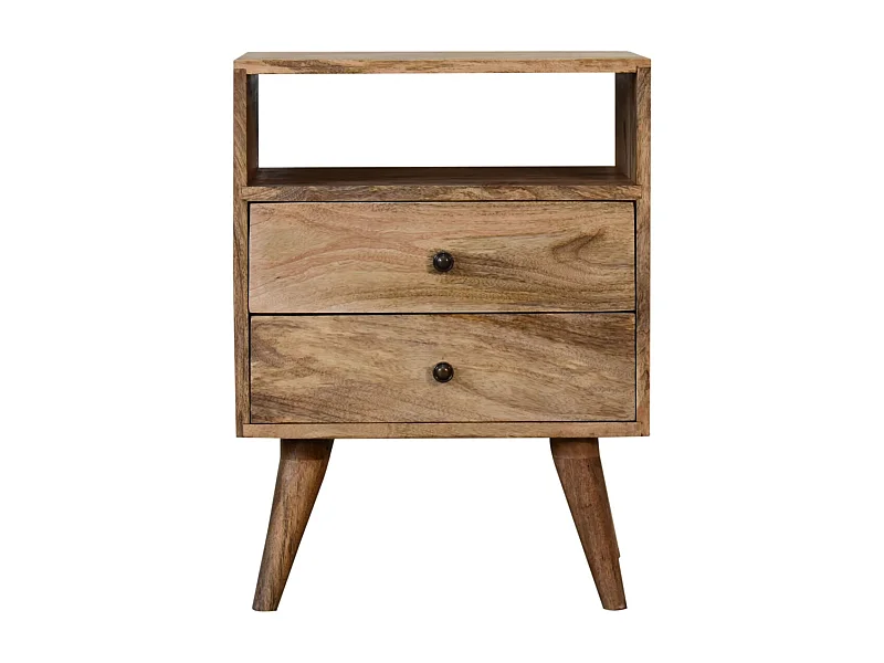 Artisan Furniture Lite drewno Klasyczna Szafka Nocna w Odcieniu Dębowym