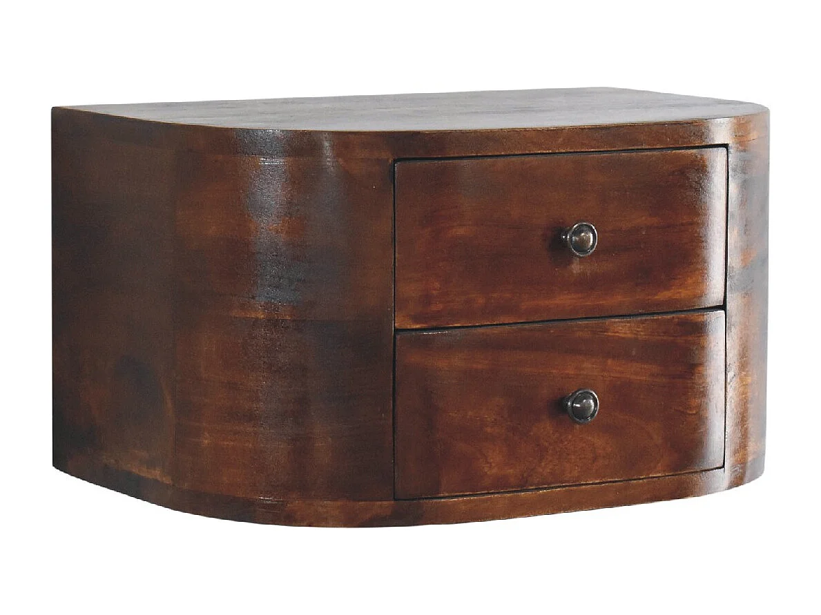 Artisan Furniture Massivholz Lunar 2 Schubladen-Hängeschrank