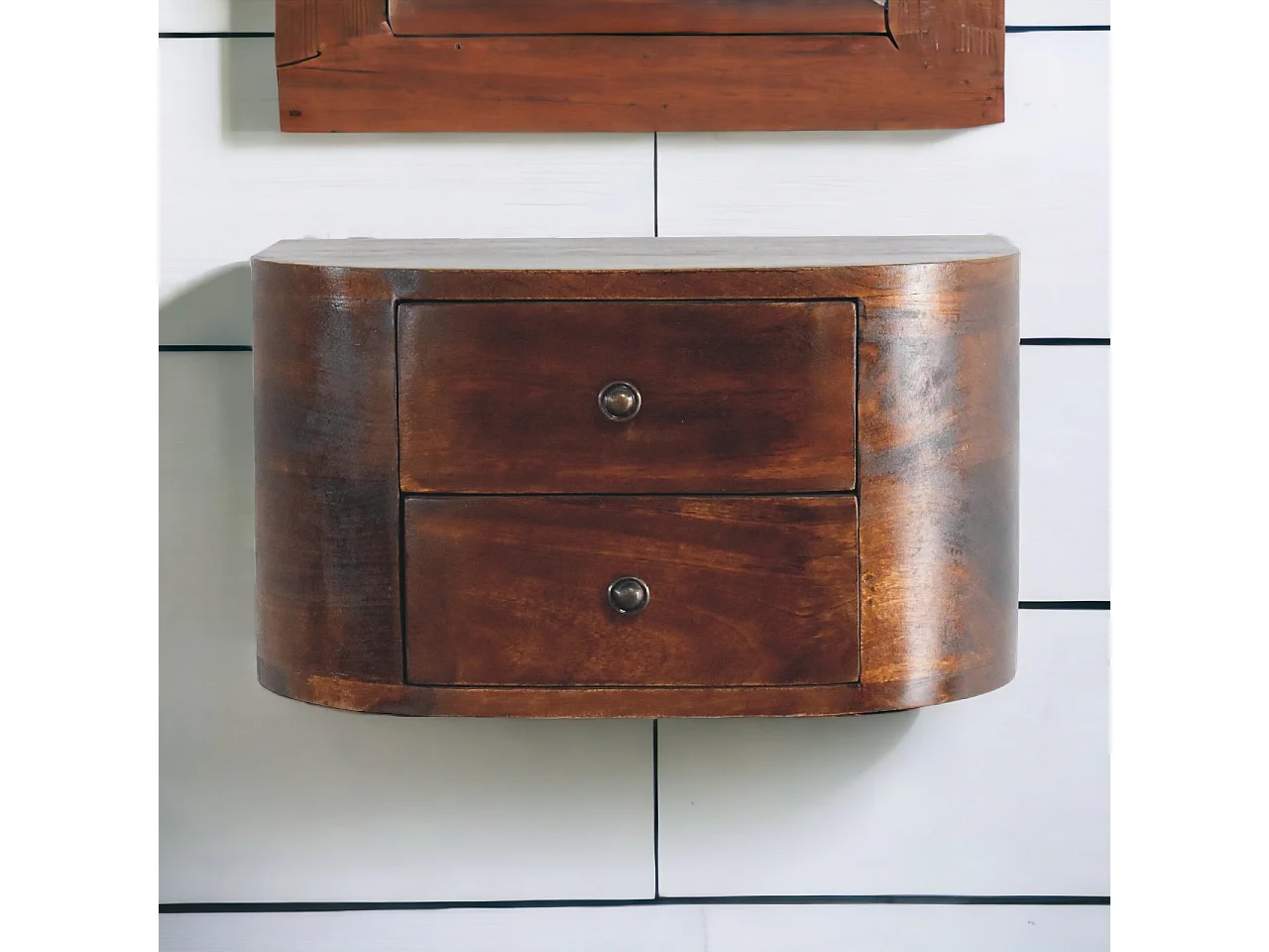 Artisan Furniture Massivholz Lunar 2 Schubladen-Hängeschrank