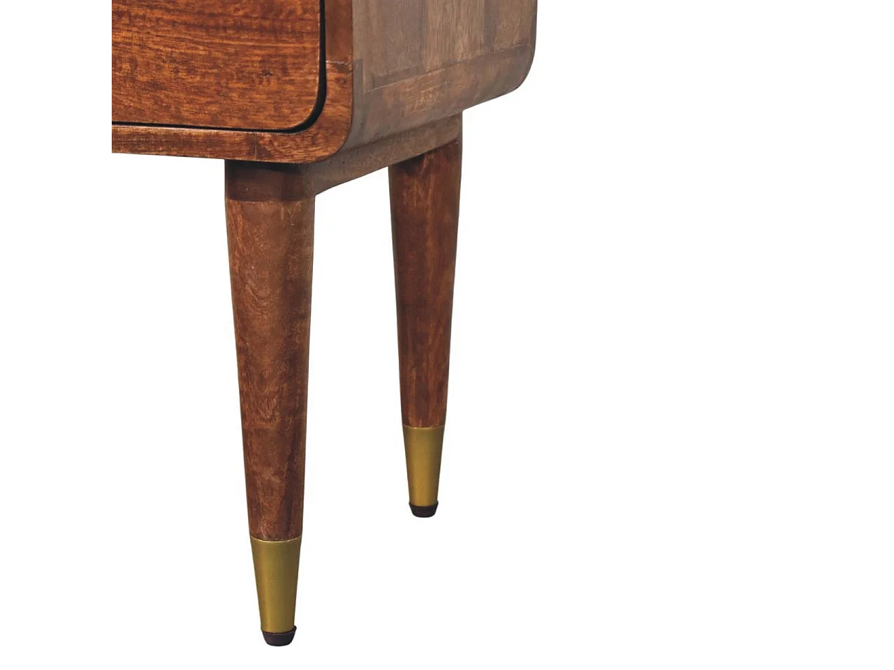 Artisan Furniture Massivholz Astor Nachttisch mit zwei Schubladen