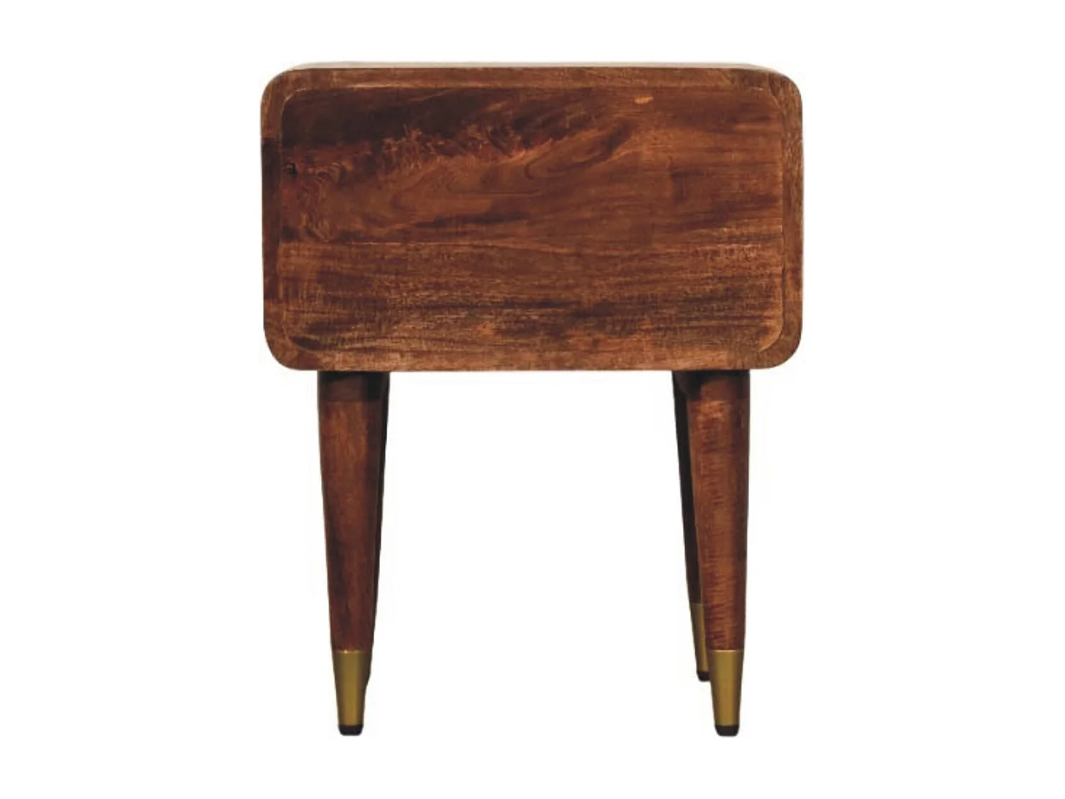 Artisan Furniture Bois massif Table de Nuit Astor à 2 Tiroirs