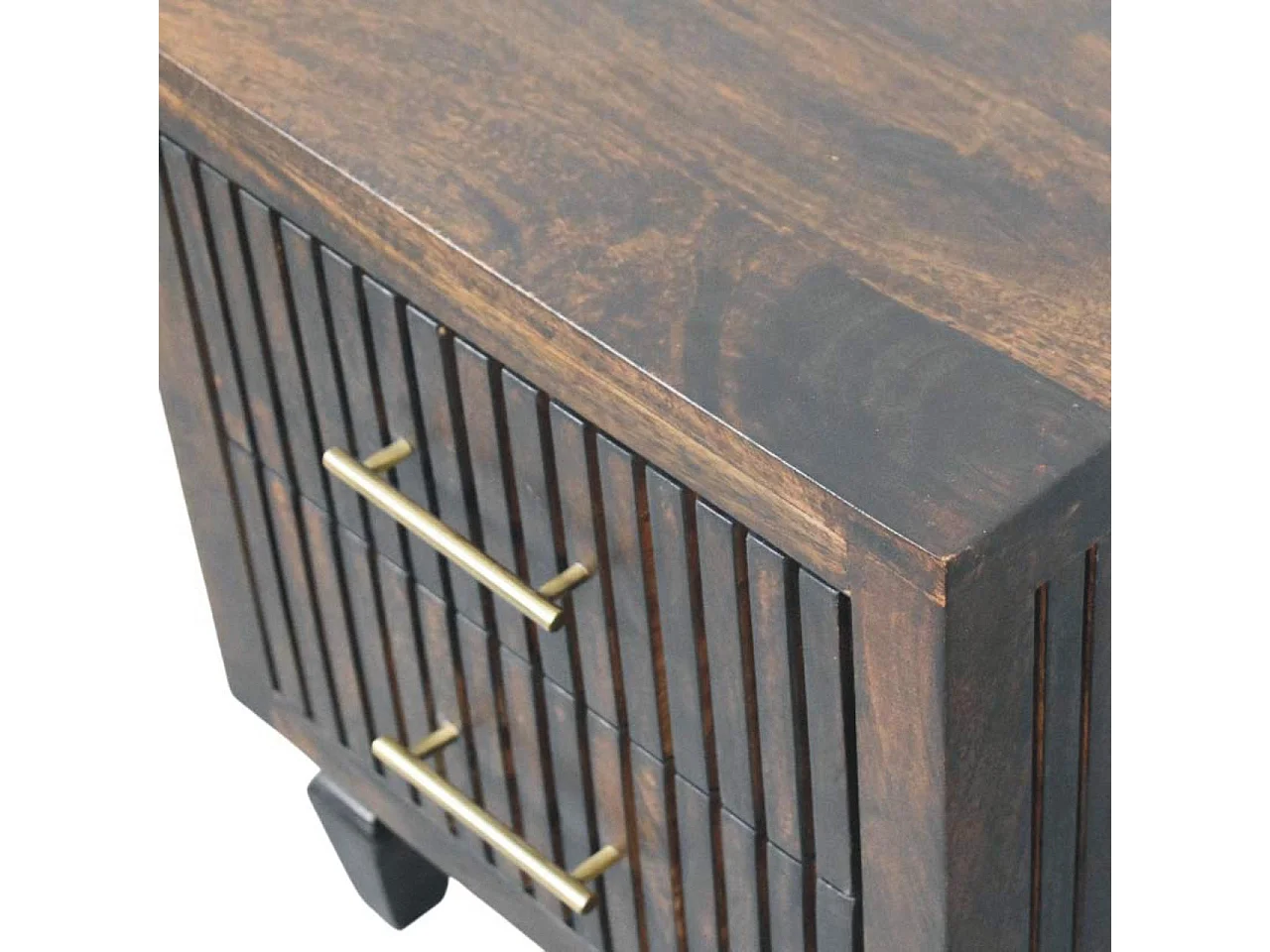 Artisan Furniture Massivholz Belmont Nachttisch mit zwei Schubladen