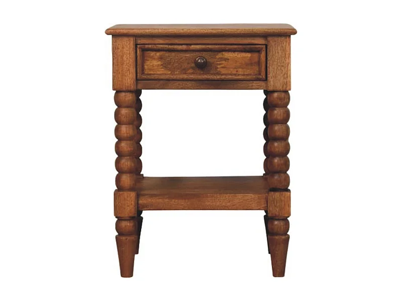 Artisan Furniture Massivholz Spindel-Nachttisch