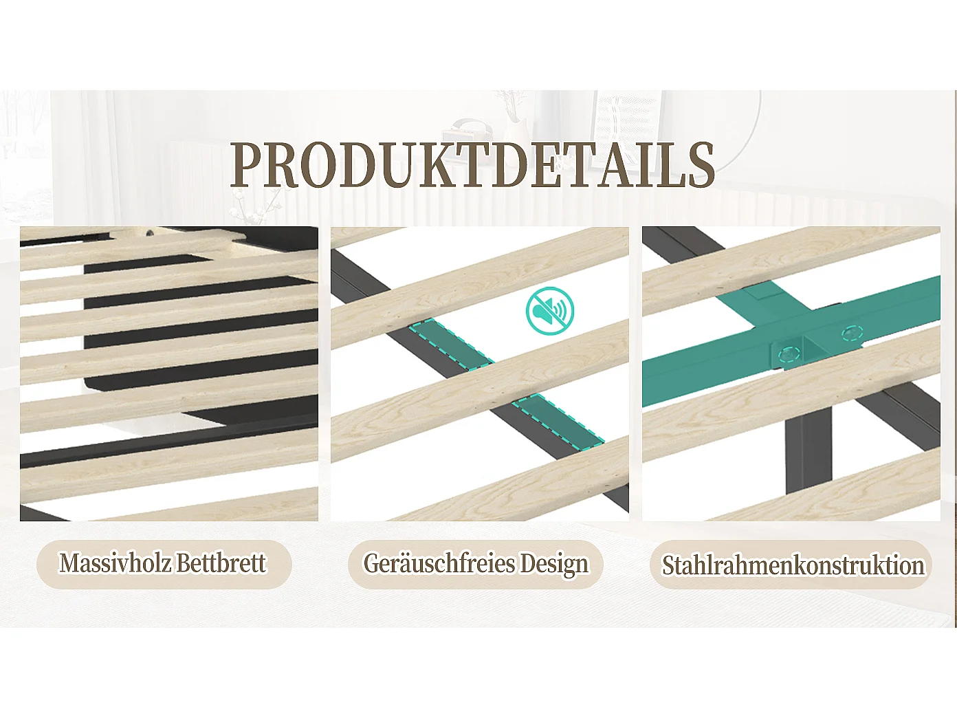 Cadre de lit capitonné moderne - 140 x 190 cm - avec tête et pied de lit hauts + USB - velours - gris