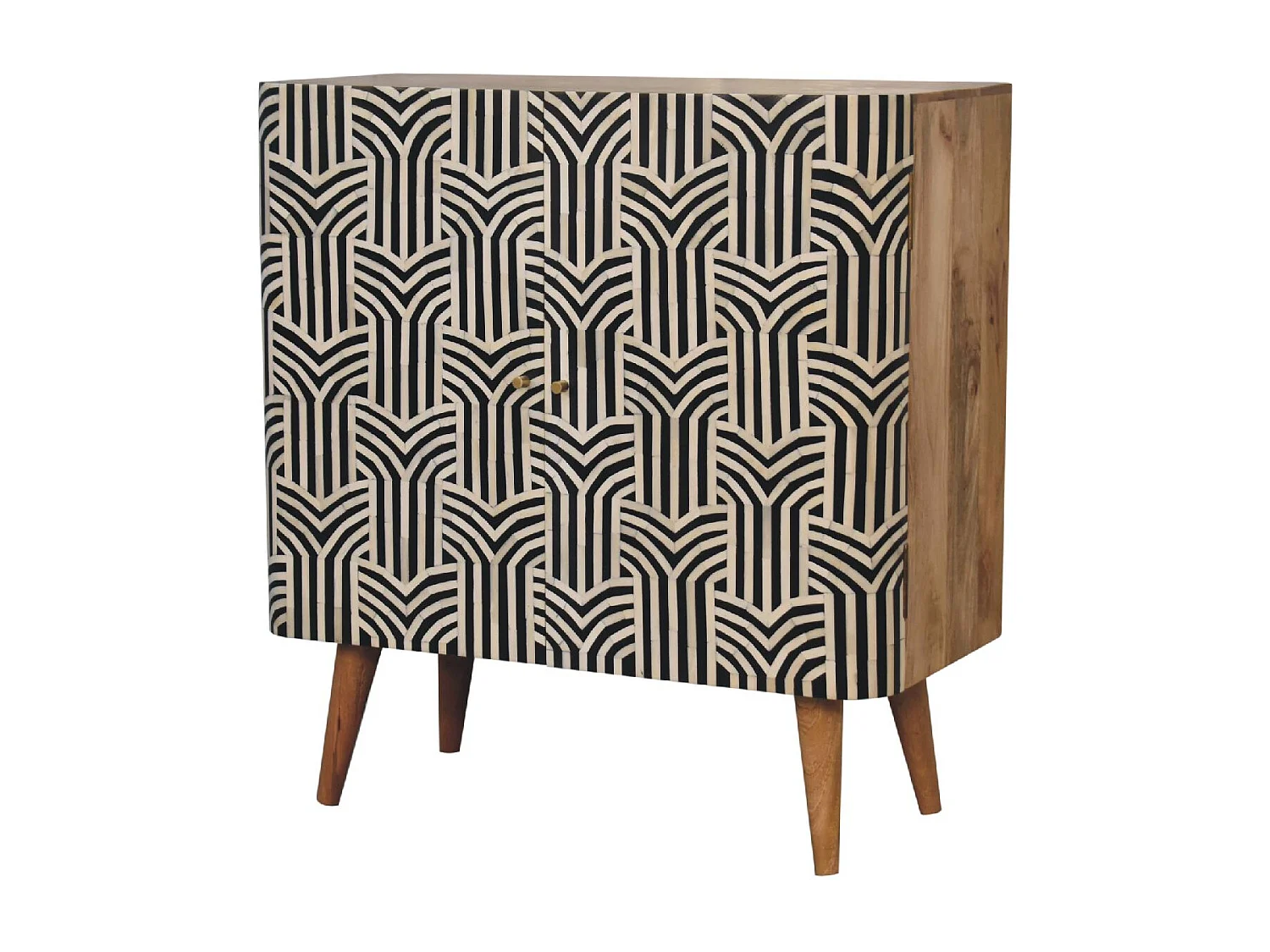 Artisan Furniture Legno massello Armadio con intarsi in osso Edessa