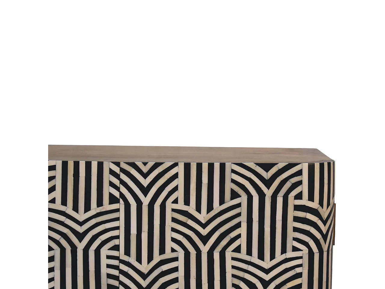 Artisan Furniture Legno massello Armadio con intarsi in osso Edessa