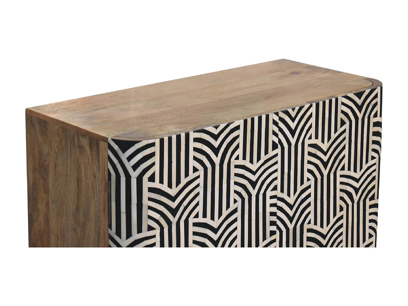 Artisan Furniture Legno massello Armadio con intarsi in osso Edessa