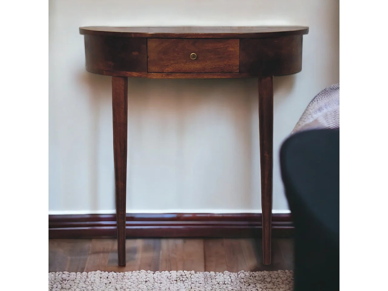 Artisan Furniture Bois massif Console Murale sans Dossier en Châtaignier