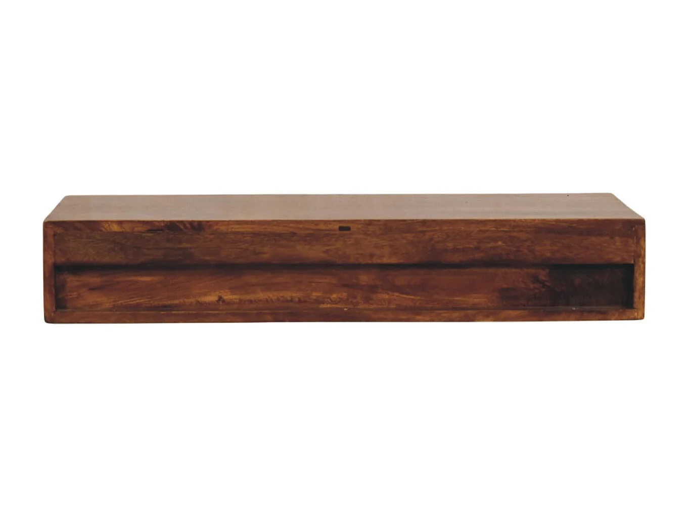 Artisan Furniture Bois massif Console Murale Lunar à 2 Tiroirs en Châtaignier