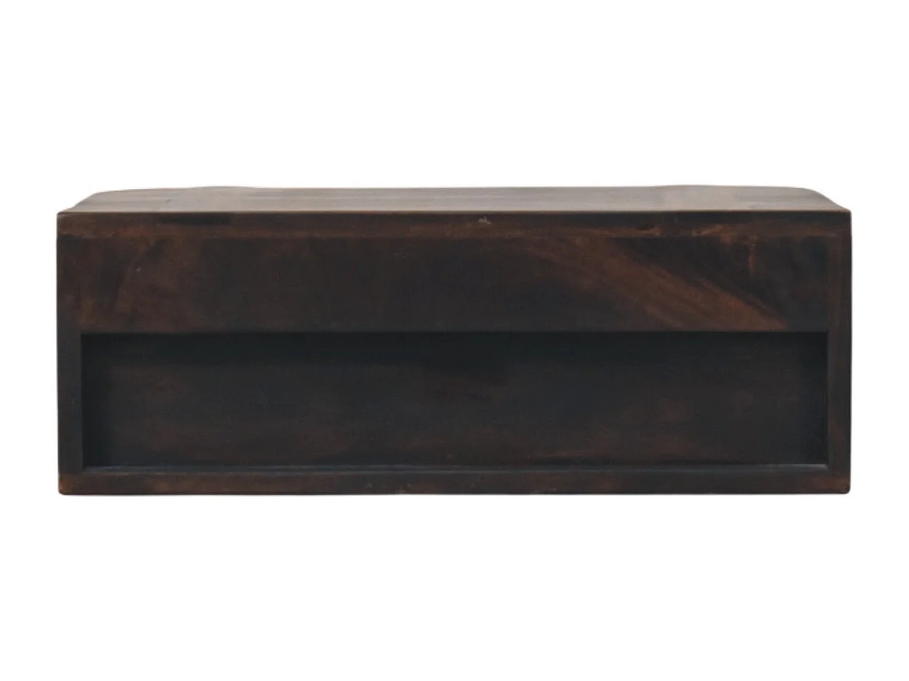 Artisan Furniture Bois massif Tiroir Mural Courbé en Rotin