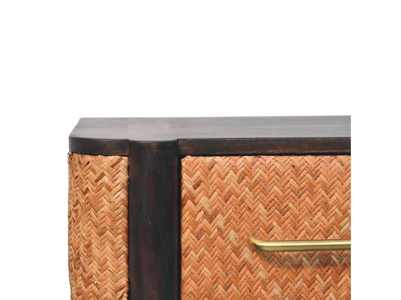 Table de chevet murale Havana Artisan Furniture, 1 tiroir, marron