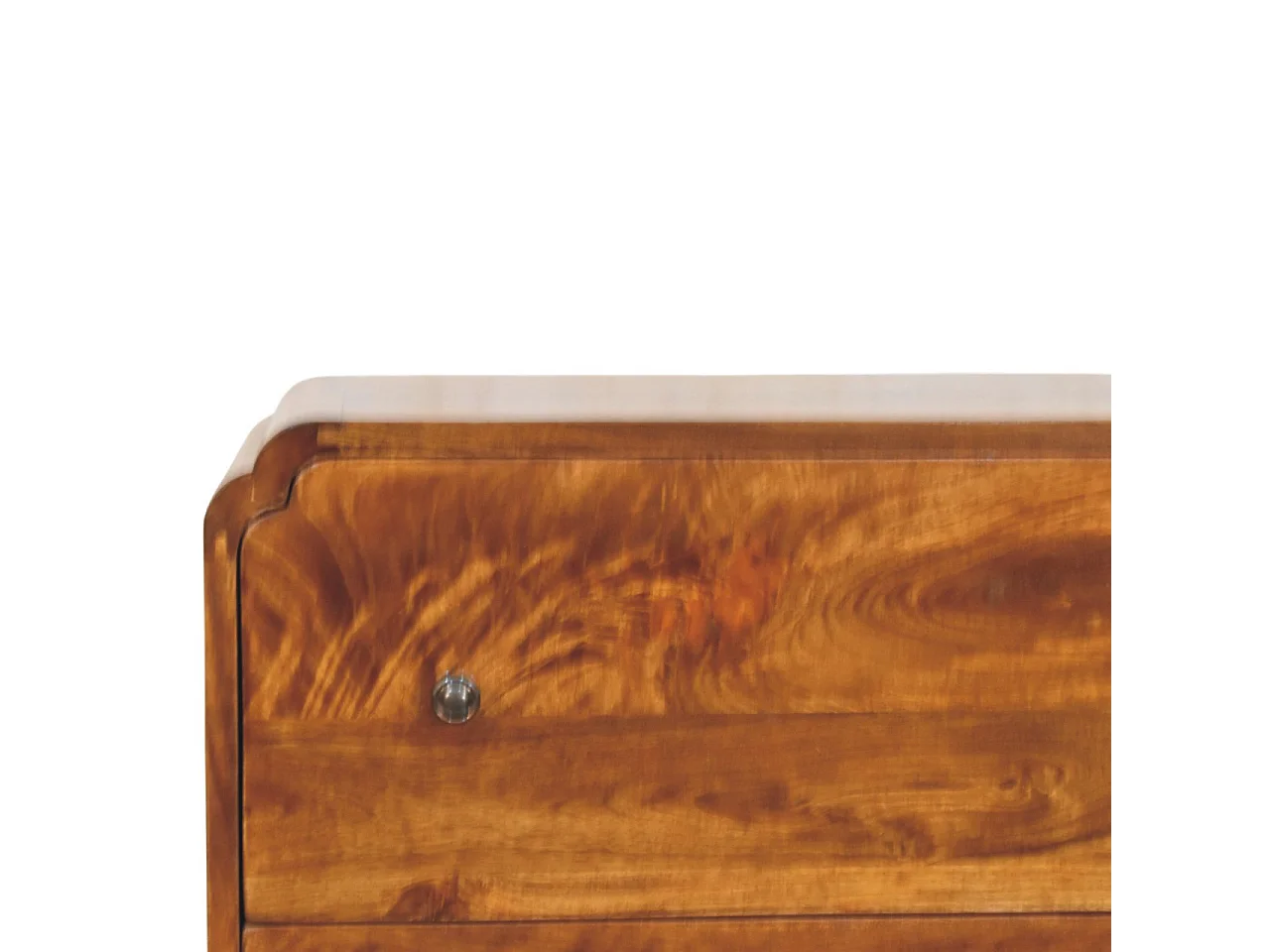 Artisan Furniture Bois massif Commode Newton en Châtaignier à 3 Tiroirs