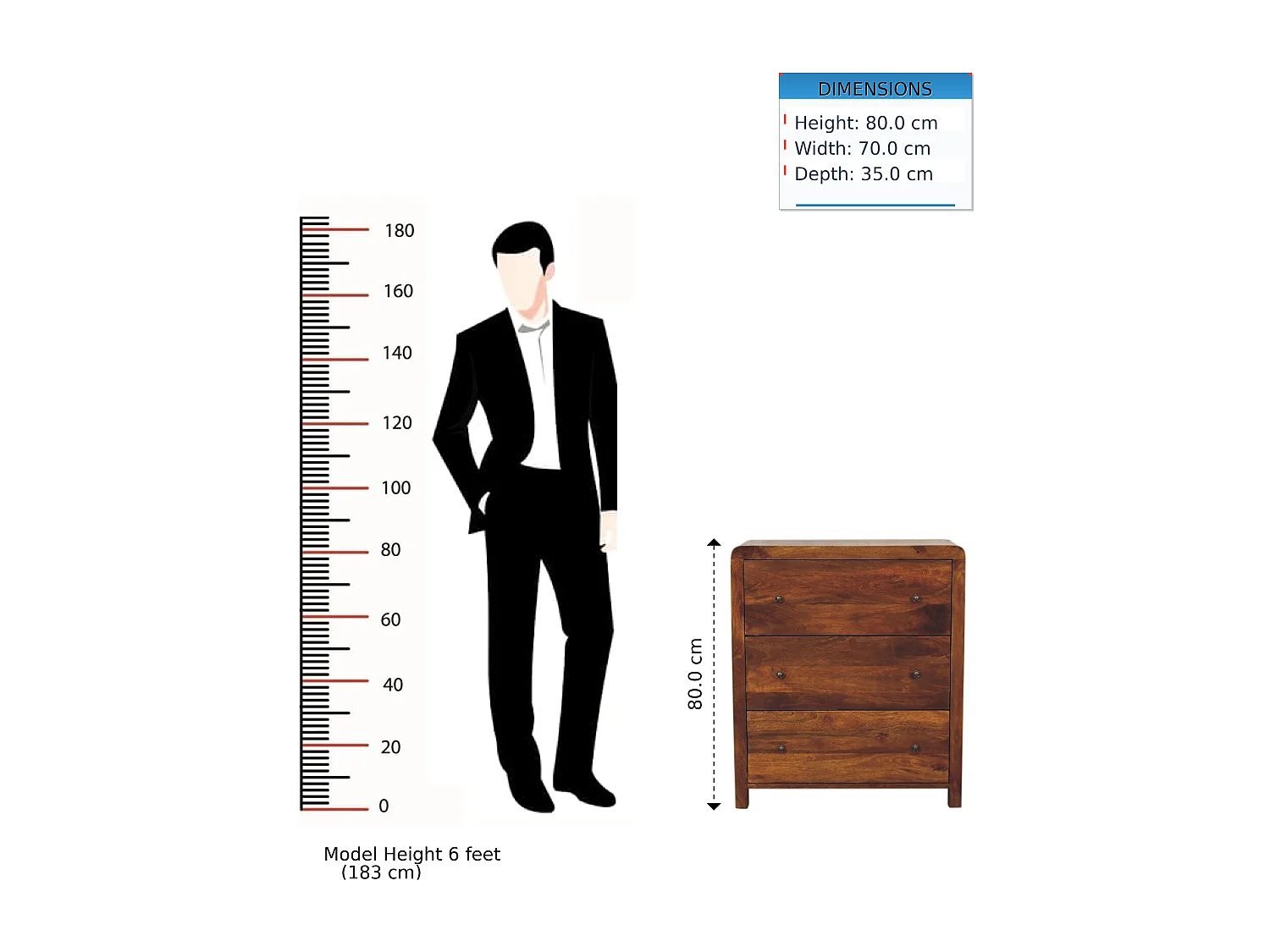 Artisan Furniture Bois massif Commode Aspen