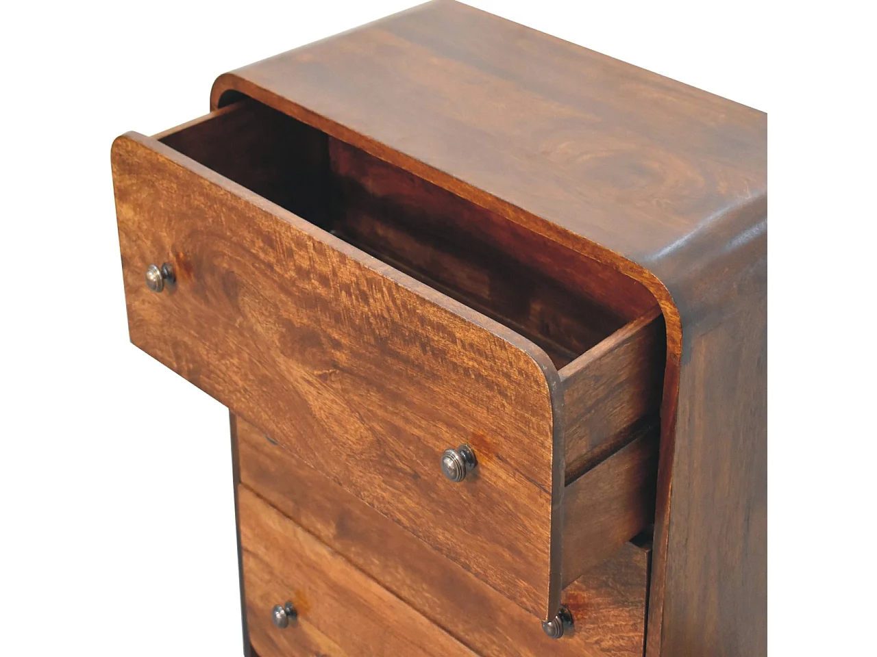 Artisan Furniture Bois massif Commode Fine Aspen, 3 tiroirs, Brun