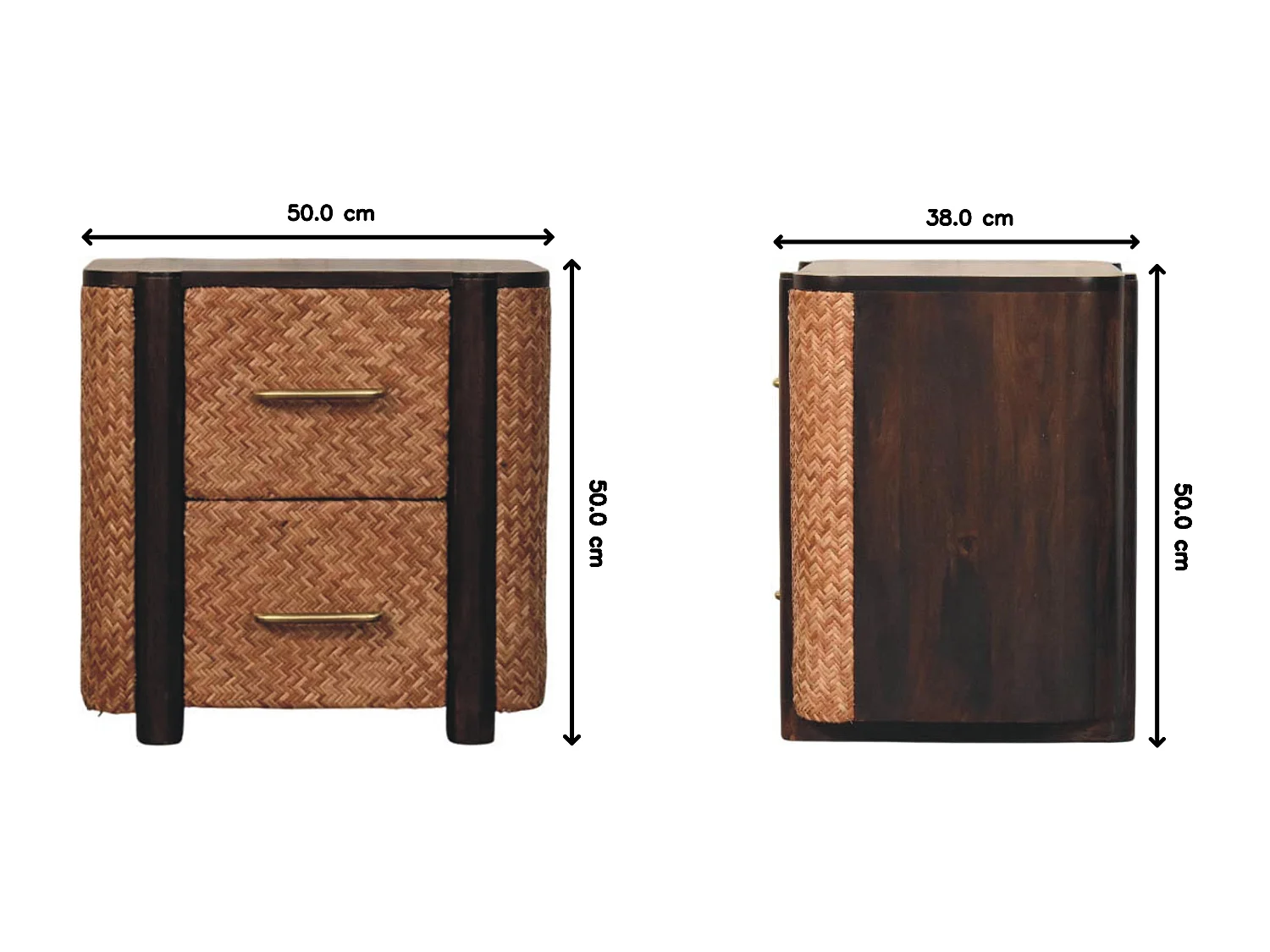 Artisan Furniture Massivholz Havana Canefront Schubladen