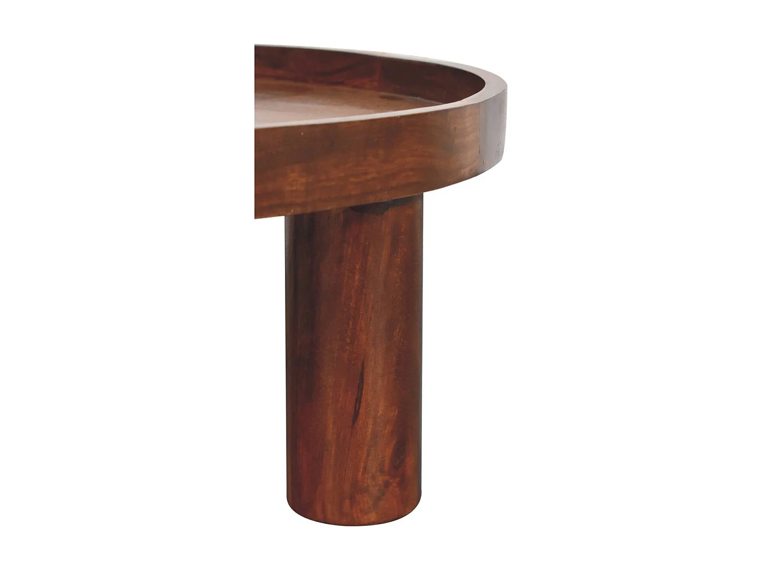 Artisan Furniture Legno massello Tavolino Crescent Chestnut