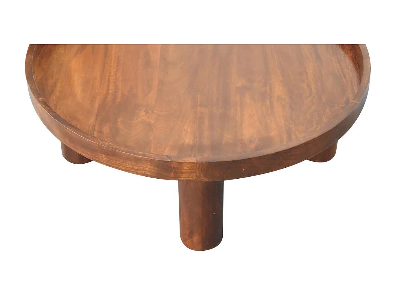 Artisan Furniture Massivholz Crescent Chestnut Couchtisch