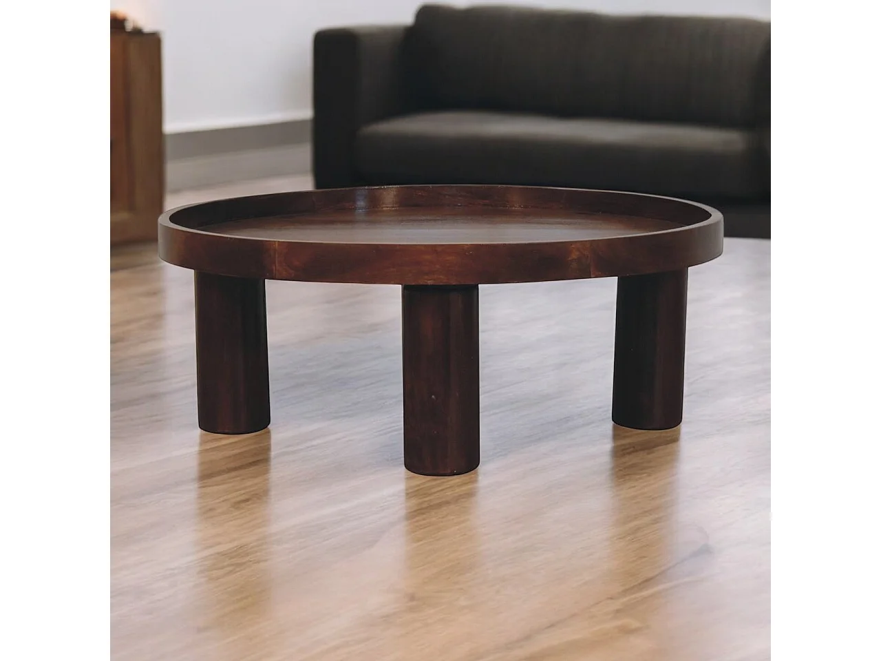 Artisan Furniture Massivholz Crescent Chestnut Couchtisch