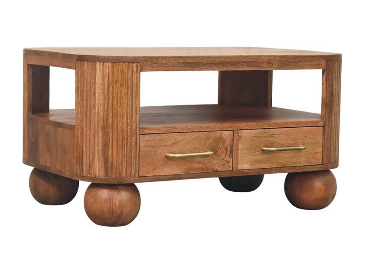 Artisan Furniture Legno massello Tavolino scanalato Briarwood
