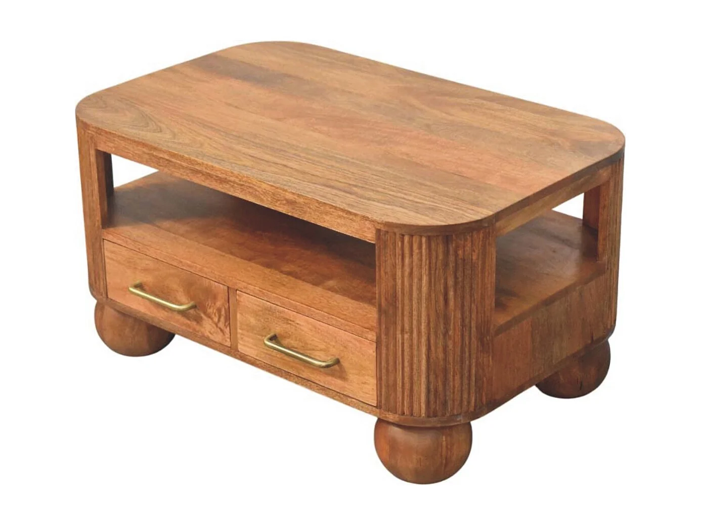 Artisan Furniture Legno massello Tavolino scanalato Briarwood