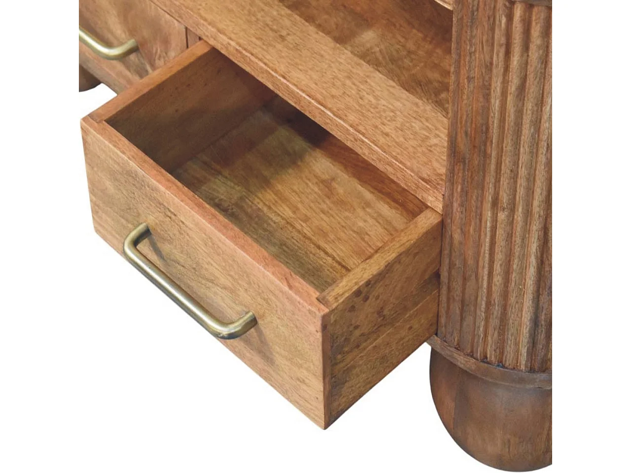 Artisan Furniture Legno massello Tavolino scanalato Briarwood