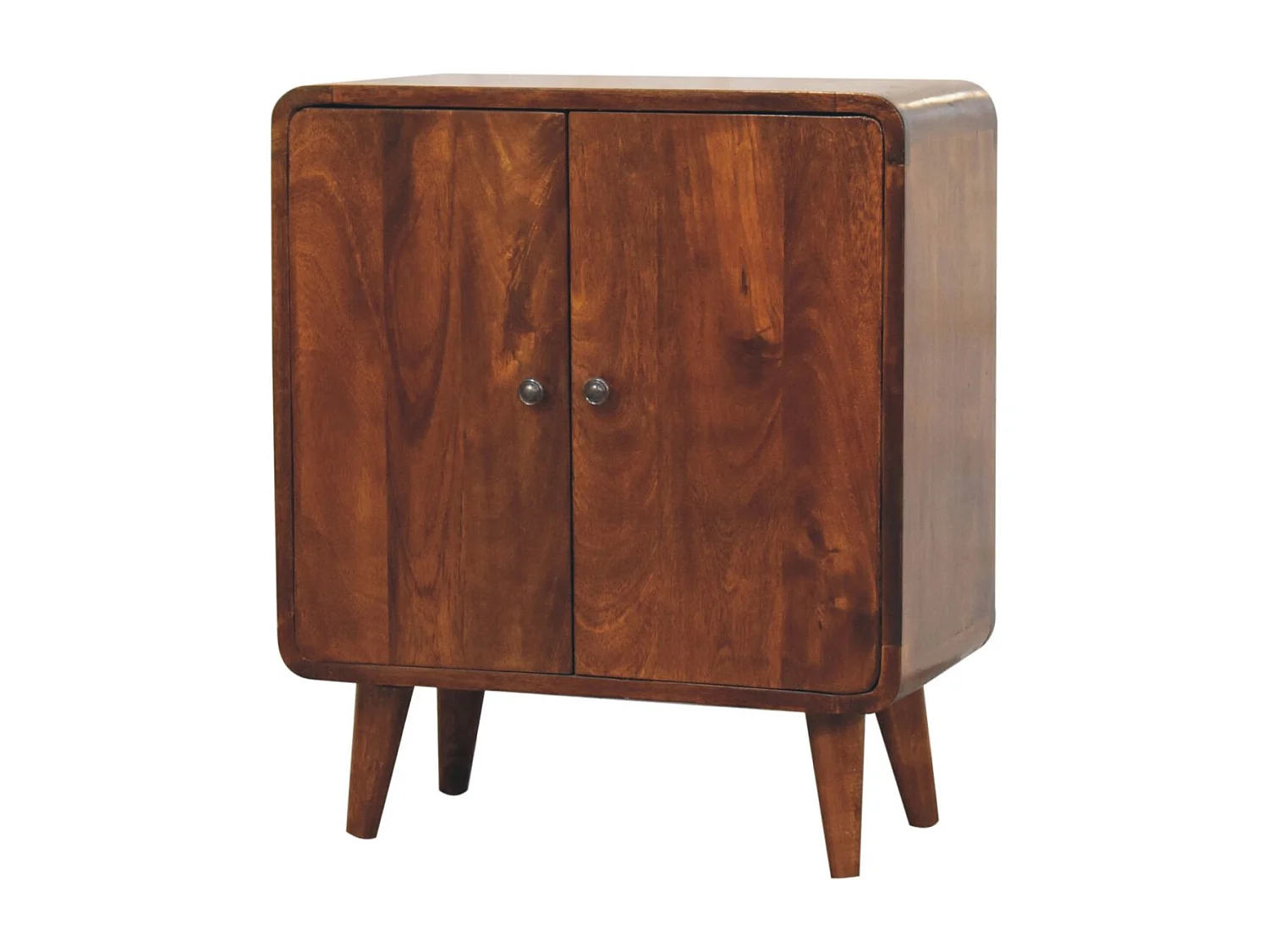 Artisan Furniture Bois massif Petit Meuble Classique en Châtaignier