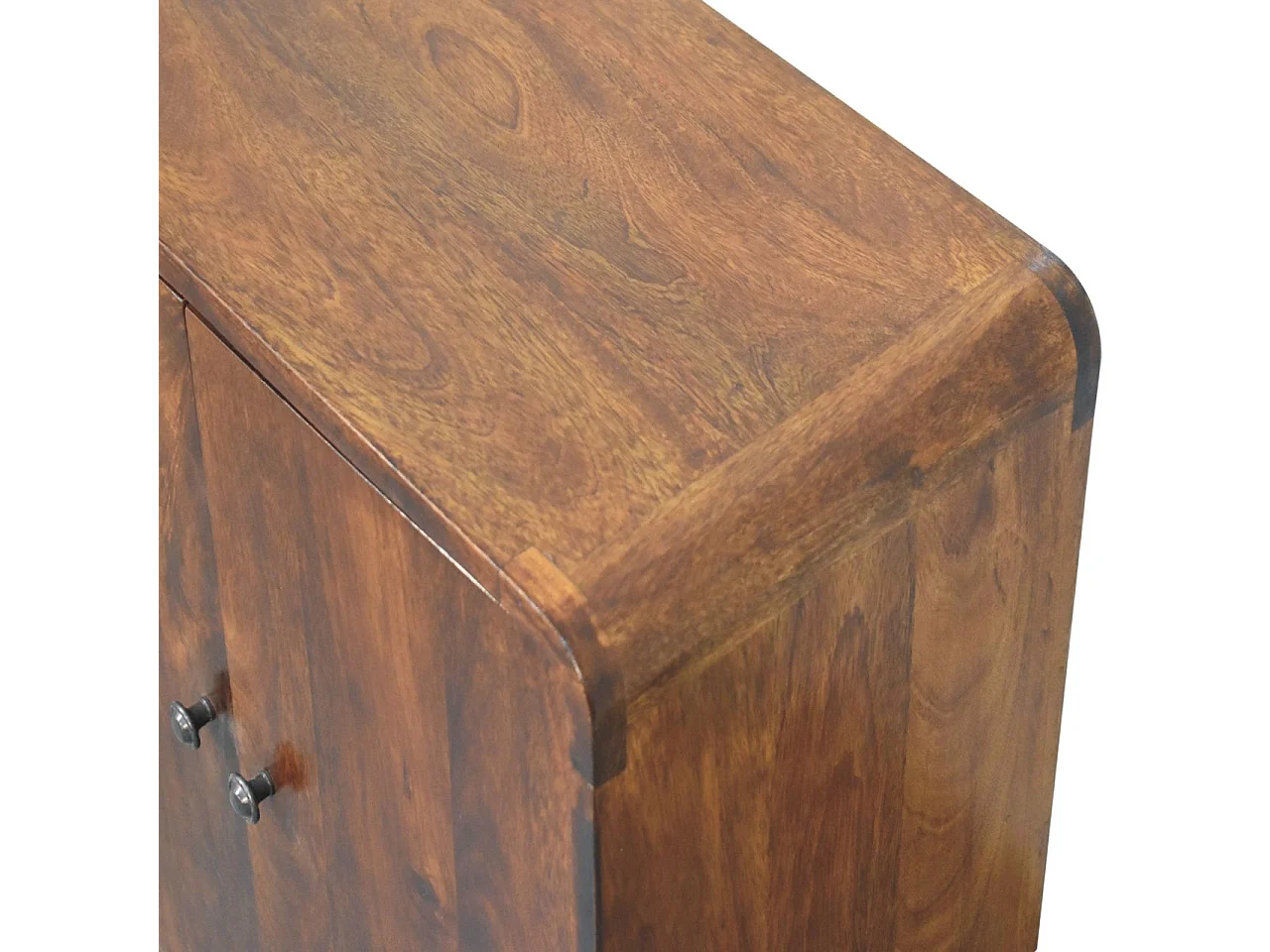 Artisan Furniture Bois massif Petit Meuble Classique en Châtaignier