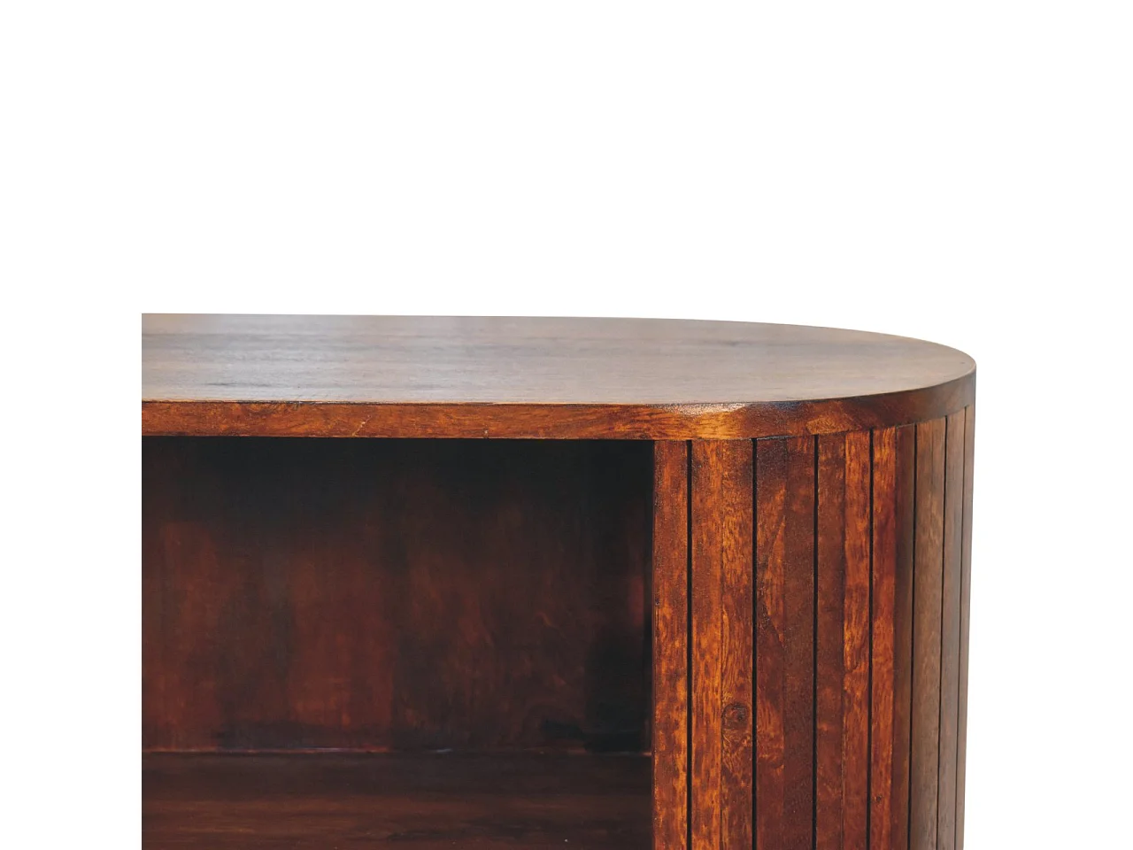 Artisan Furniture Bois massif Meuble Ouvert Cortez en Châtaignier