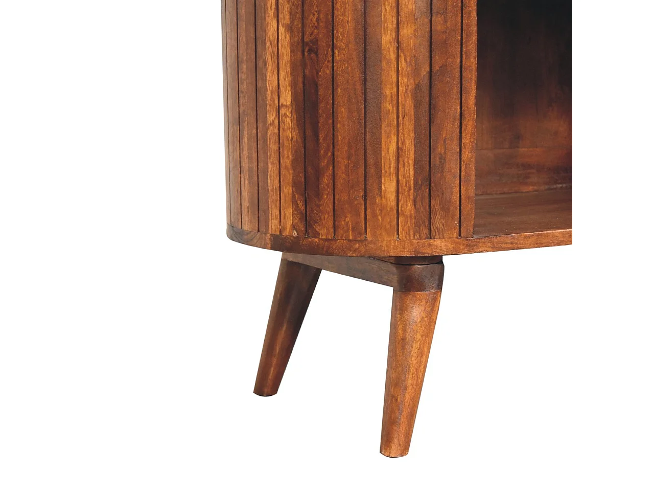 Artisan Furniture Bois massif Meuble Ouvert Cortez en Châtaignier