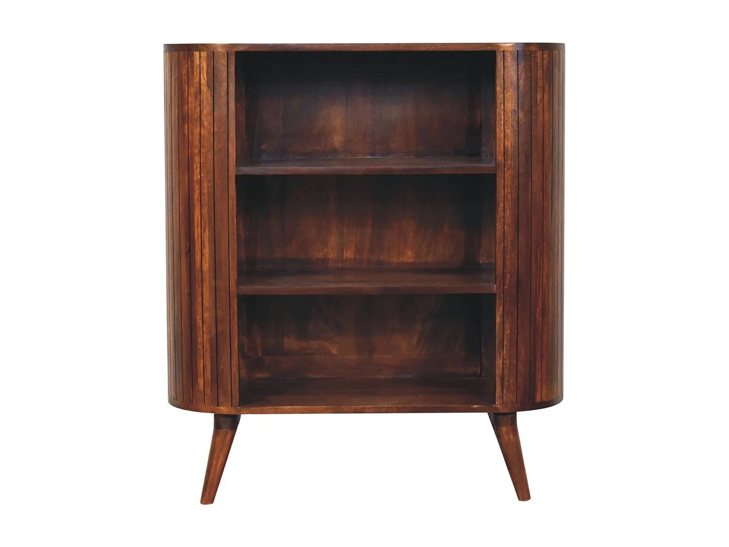 Meuble ouvert Cortez en châtaignier Artisan Furniture, 3 étagères ouvertes, marron