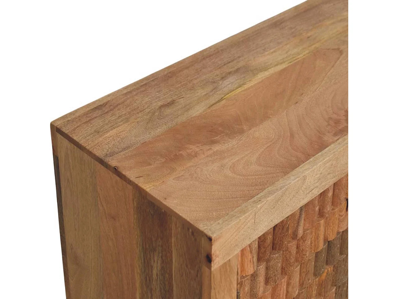 Artisan Furniture Bois massif Meuble Marbella, 2 étagères, Marron