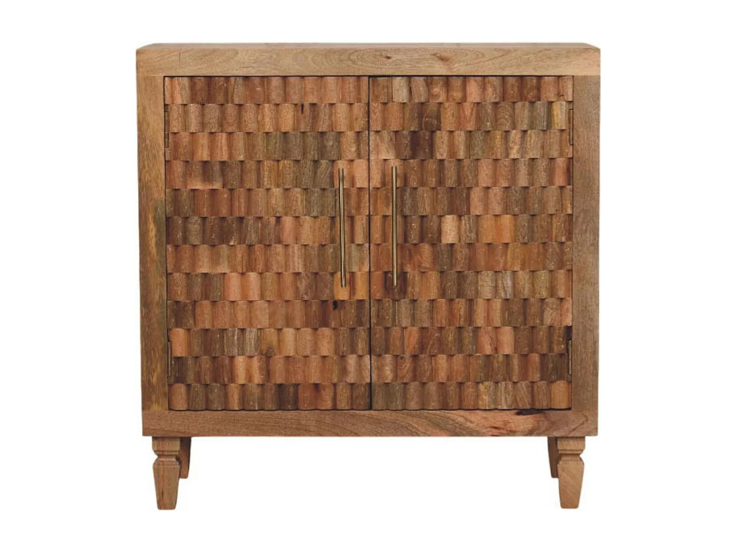 Artisan Furniture Bois massif Meuble Marbella, 2 étagères, Marron