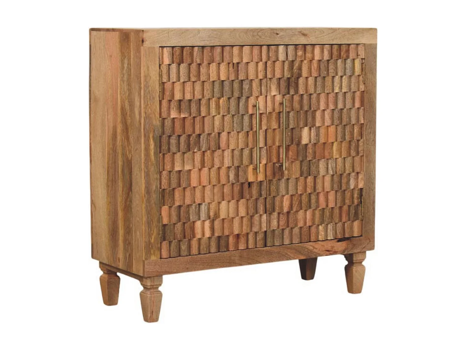 Artisan Furniture Bois massif Meuble Marbella, 2 étagères, Marron