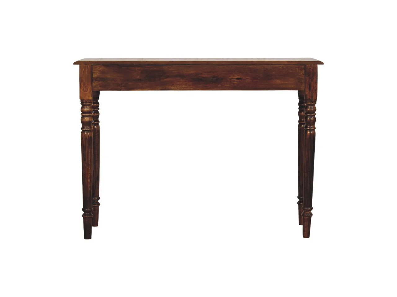 Artisan Furniture Massief hout Gedraaide poten, 3 laden, kastanjehouten console